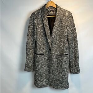 Women's Gray Blazer Coat